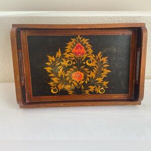 Vintage wood tray